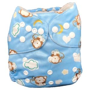 IXYVIA 1Cloth Pocket Diapers Adjustable Snaps #7
